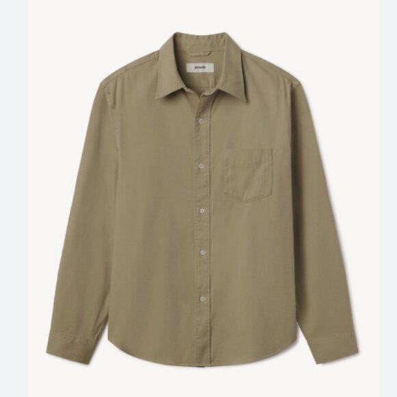 Buck Mason Draped Twill One Pocket Shirt - Picture 1 of 5